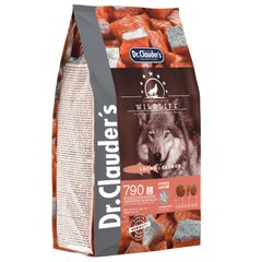 Сухий моно протеїновий корм для собак Dr.Clauder’s Wildlife Salmon з високим вмістом м'яса лосось 350 г