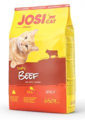 Сухий корм для дорослих котів контроль ваги JosiCat Tasty Beef яловичина 650 г